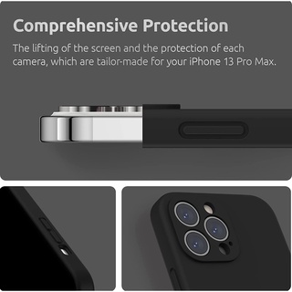 Funda de silicon con gamuza para iPhone 13, 13 Pro, 13 Pro Max (4)