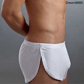 [DRBR undr] Hombres Sexy Suave Segmentación Casual Deporte Casa Suelta Pantalones Cortos Ropa Interior