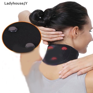 LadyhouseJY Auto Calentamiento Cuello Terapia Magnética Soporte Turmalina Cinturón Alivio Masajeador Venta Caliente