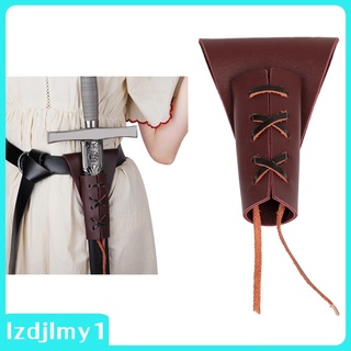 funda de cuero para cinturón de espada flintlock varios caballero guerrero espada medieval para cosplay