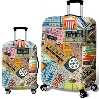 Funda de equipaje gruesa elástica funda protectora de maleta de viaje para funda de maletero aplicable a bolsa de cubierta de maleta de 18-32 pulgadas (3)