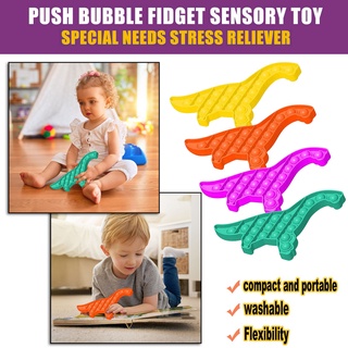 pop it animal push bubble fidget juguete sensorial autismo necesidades especiales aliviador de estrés