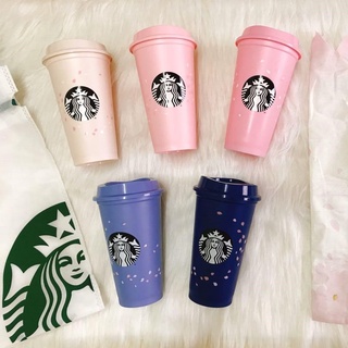Starbucks taza de café Sakura reutilizable ecológica PP 473ml/16floz GOROS