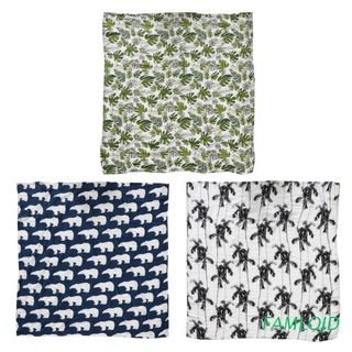 FAMLOJD Green Leaf Newborn Muslin Cotton Soft Baby Blanket Swaddling Baby Blankets Bedding Blankets Swaddle Wrap Bath Towel (1)