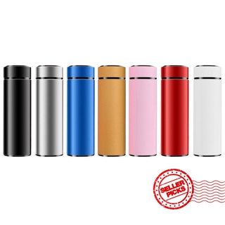 【Thermo cup-】480ml Portable Double Stainless Steel Vacuum Flask Tea Sport Thermos Travel V9K8