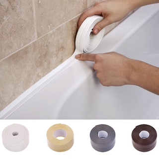 EXTRASURPRISE 3.2m PVC sello cinta de baño esquina de pared cinta de sellado impermeable inodoro cocina autoadhesiva fregadero borde/Multicolor (9)