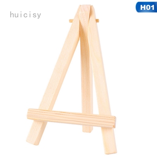 Huicisy - trípode de madera pequeño para caballete de escritorio, pequeño caballete, nuevo marco de fotos, caballete de 15 x 8, marco triángulo