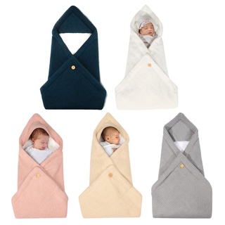 brroa bebé saco de dormir de lana manta envolver envoltura de invierno caliente cochecito sacos de dormir