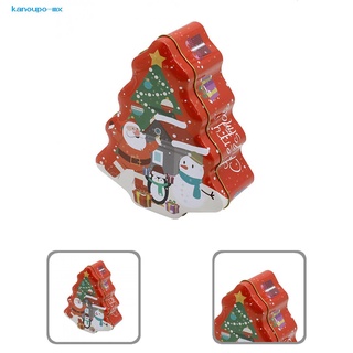 kanoupo safe candy tarro de navidad en forma de árbol de caramelo caja resistente al desgaste para el hogar