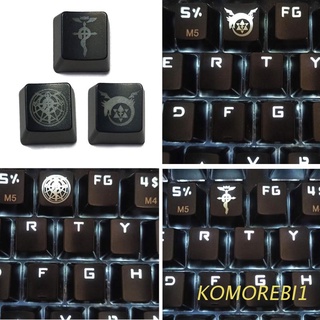 komo 1pc diy abs retroiluminado teclado mecánico keycap r4 fullmetal alchemist keycap esc