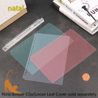 A5/B5 20/26 agujeros De Plástico suelto De navidad carpeta De archivos recargables Para Notebook