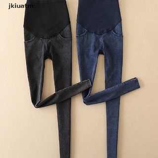 jkiuatm moda mujeres embarazadas pantalones delgados skiny jeans casual pantalones vaqueros de maternidad mx (7)