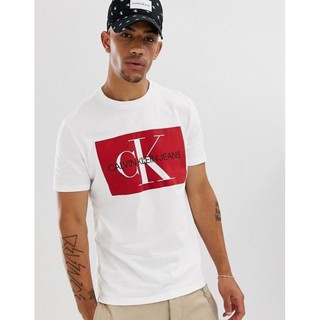 CK CALVIN_KLEIN nueva camiseta TRAND en algodón de alta calidad 100% ORIGINAL impreso O cuello UNISEX GSM170
