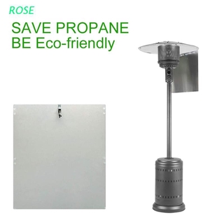 ROSE 1/3pcs calentador de Patio Reflector escudo calentadores al aire libre para propano Gas Natural calentadores de mesa plegables suministros de jardín