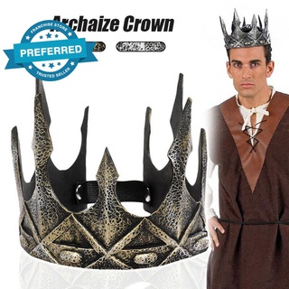 Halloween Crown Retro espuma rey corona etapa rendimiento Props vestir X4U3