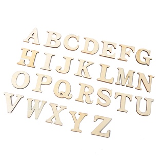letras de madera para decoración a-z letras mayúsculas para manualidades colgantes ortografía