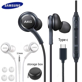 AKG-auriculares intrauditivos con cable para teléfono móvil, audífonos con micrófono tipo c para samsung Galaxy S21, S20, note 10, 20, Ultra, S10, S9, S8, S7, huawei y xiaomi, IG955