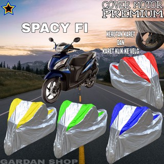 Premium Spacy Fi - funda para motocicleta, diseño de plata