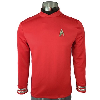spock con trek 3 camisas trek tops estrella insignia estrella uniforme más allá cosplay disfraz (1)