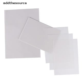 [Addthesource] 50pcs Transparent Transfer Paper Copy Tracing Paper Fabric Transfer Decal Paper BFDX