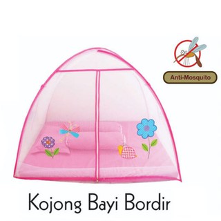Omiland Kojong - tienda de campaña para bebé, bordado, mariposa OYK1104