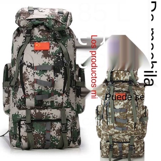Mochila mochila mochila de equipaje85Tienda impermeable capacidad montañismo mochila mochila de gran tamañoLCamping camuflaje viajes hombres