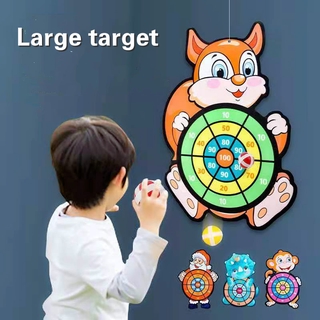 Children's Dart Target Toys Children's Large Suction Cup Sticky Ball Darts Darts Target Plate Toys Throwing Outdoor Indoor Safety Educational Toys Kindergarten Cartoon Toys Educational Toys for Boys and Girls