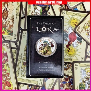 Juego de cartas de Tarot Loka Tarot: el Tarot de Loka cartas de Tarot: el Tarot de Loka tarjeta inglés fiesta familiar juego de cartas