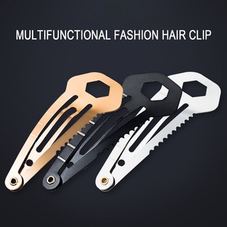 Women's Selfdefense Multi Tool Hair Clip Hairpin Stainless Steel Tactical