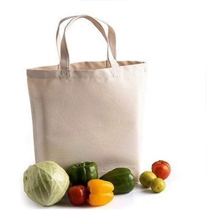 bolso de lona, bolso de compras hecho a mano y decorado, reutilizable, lavable, bolsa de compras, 6 piezas