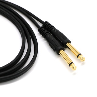 [Lingsun] Para Audio Dual Macho 1,5 M 1/4 6,35 Mm Teléfono 6.35 Estéreo TRS Cable De Enchufe TS