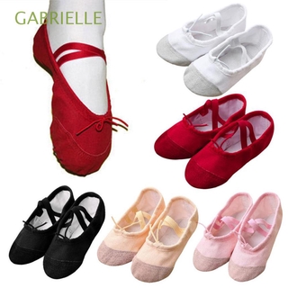 GABRIELLE niñas zapatos de baile Fitness pisos zapatos niños zapatos profesionales zapatillas suaves pisos Yoga niños gimnasia Ballet danza/Multicolor