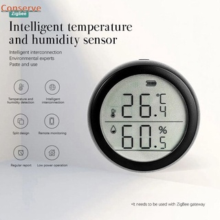 tuya zigbee smart sensor de temperatura y humedad con pilas zigbee smart home security [conserve]
