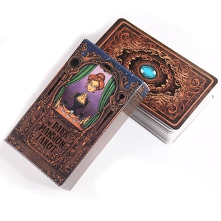 the dark mansion tarot deck ocio fiesta juego de mesa fortune-telling prophecy oracle cards