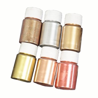 es 6 colores 10g espejo mármol metálico resina pigmento kit perla polvo resina epoxi colorante brillo resina tinte joyería fabricación (1)