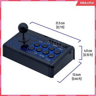 [xmacffid] arcade fight stick joystick para ps4/3, lucha contra el controlador de juego compatible con xbox one/360 pc switch