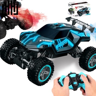 【Productos calientes】Bigfoot carrito De juguete todoterreno con control Remoto Claro Spray Para coche/Escalada Para niños