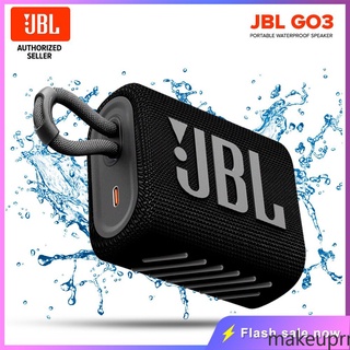 Original JBL GO 3 portátil impermeable inalámbrico Bluetooth altavoz versión premium maquillaje