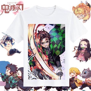 Demon Slayer Kimetsu No Yaiba Anime camiseta de manga corta (9)