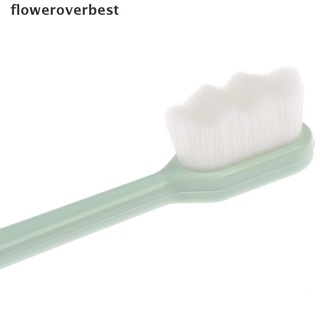 fbmx nano cepillo de dientes de onda ultrafina cepillo de limpieza de cerdas suaves cuidado oral con tubo caliente