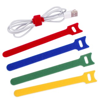 Velcro Cable lazo autoadhesivo cinta de fijación fuerte bucles Cable lazo organizador para alambres hogar organizar almacenamiento