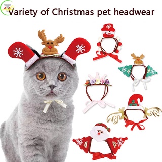 Tg mascota perro gato Headwear diadema lindo accesorios para navidad fiesta decoración