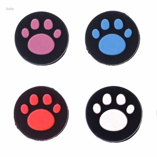 lucky 2pcs Cat Paw Analog Controller Thumbstick Grip Cap Protective Cover For Sony PlayStation Ps Vita PS Vita PSV 1000/2000 Slim
