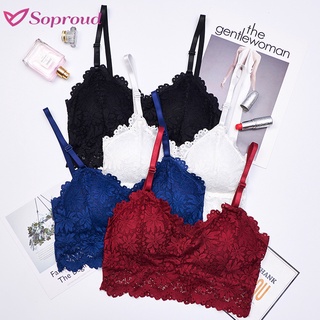 [ Women Push Up Lace Bra ] [ Beauty Back Wrapped Chest Tube Top Brassiere] [ Sunflower Wrap-around Lingerie ]