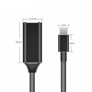 OKDEALS adaptador de TV Cable computadora 4K HD tipo C a HDMI conector convertidor de aluminio Android USB 3.1/Multicolor (2)