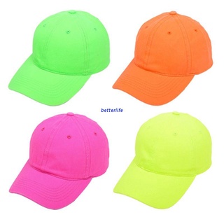 Btf Unisex fluorescente neón seguridad gorra de béisbol brillante Color sólido alta visibilidad al aire libre protector solar Hip Hop Snapback sombrero