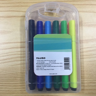 12 Color Triangle Watercolor Pen Set Student Painting Child Graffiti Pen