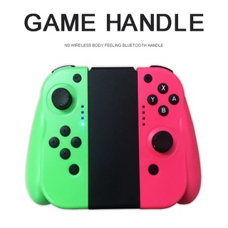 Para Nintendo Switch Joy-Con (L/R) Verde + Rosa Inalámbrico Gamepad Controlador WeCynthia
