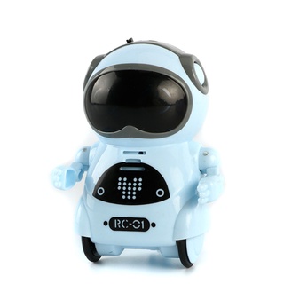 Robot de bolsillo Mini Robot juguetes regalo hablar diálogo interactivo reconocimiento de voz grabación cantando baile inteligente Robot (1)