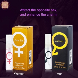 4ML afrodisíaco Perfume mujer hombres orgasmo cuerpo Spray Flirt atraer perfumado agua lubricante para el sexo